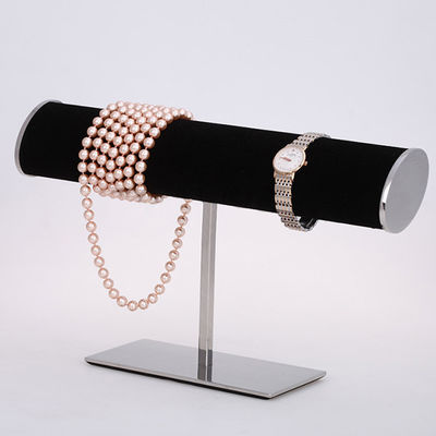 Стеллаж для выставки товаров ожерелья держателя ювелирных изделий стойки шкафа браслета нержавеющей стали