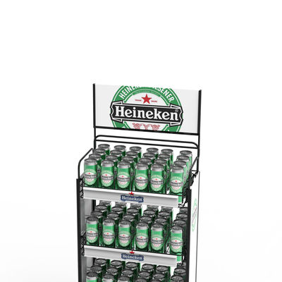 Специализированный пивной экран Стенд Газированные напитки Металлический экран Стенд для магазина алкоголя